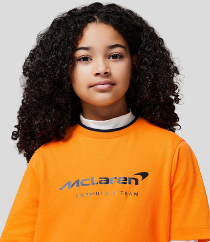 McLaren Junior Core Essentials T-Shirt - Papaya