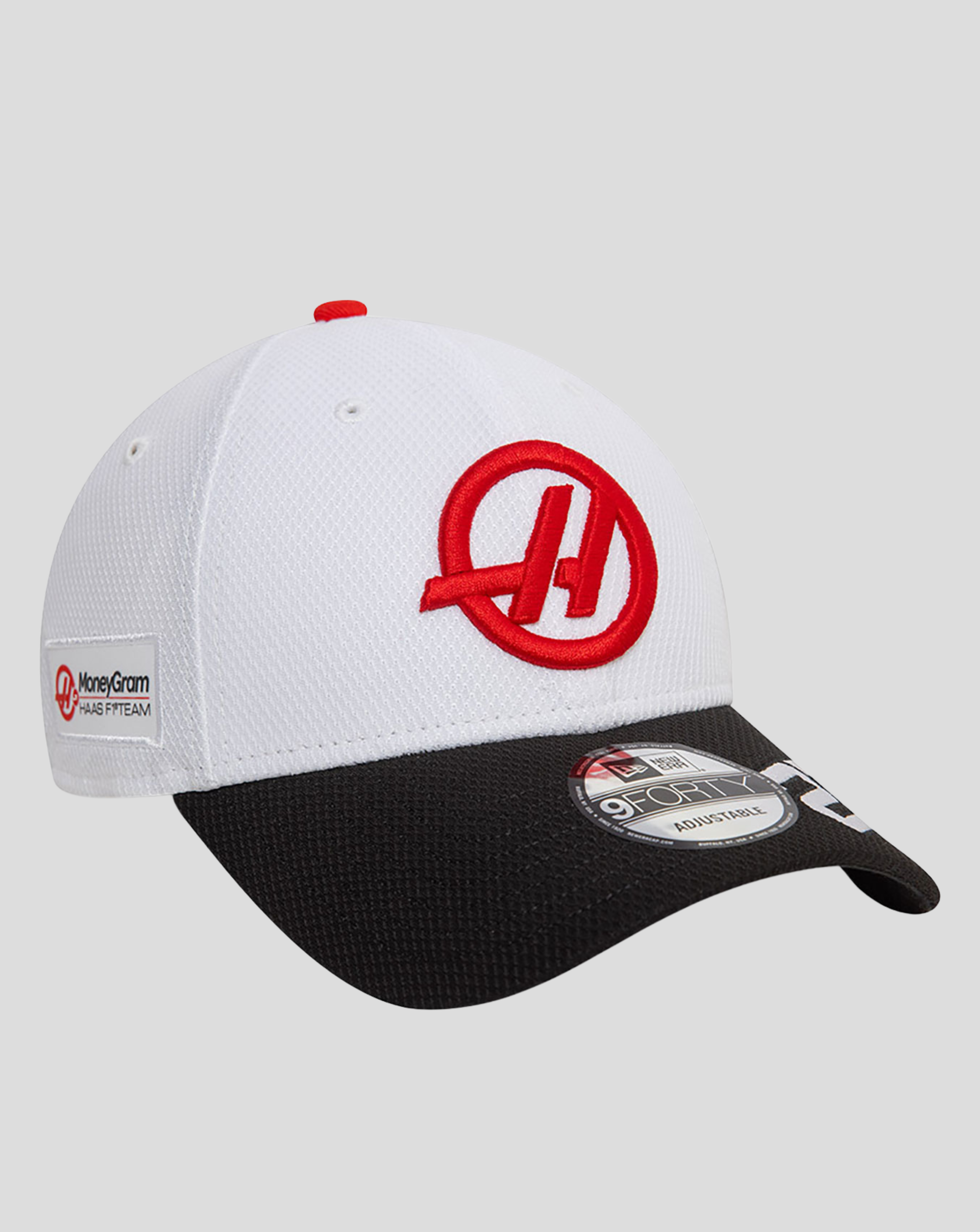 Unisex New Era Haas Driver Nico Hulkenberg 9Forty Cap - White