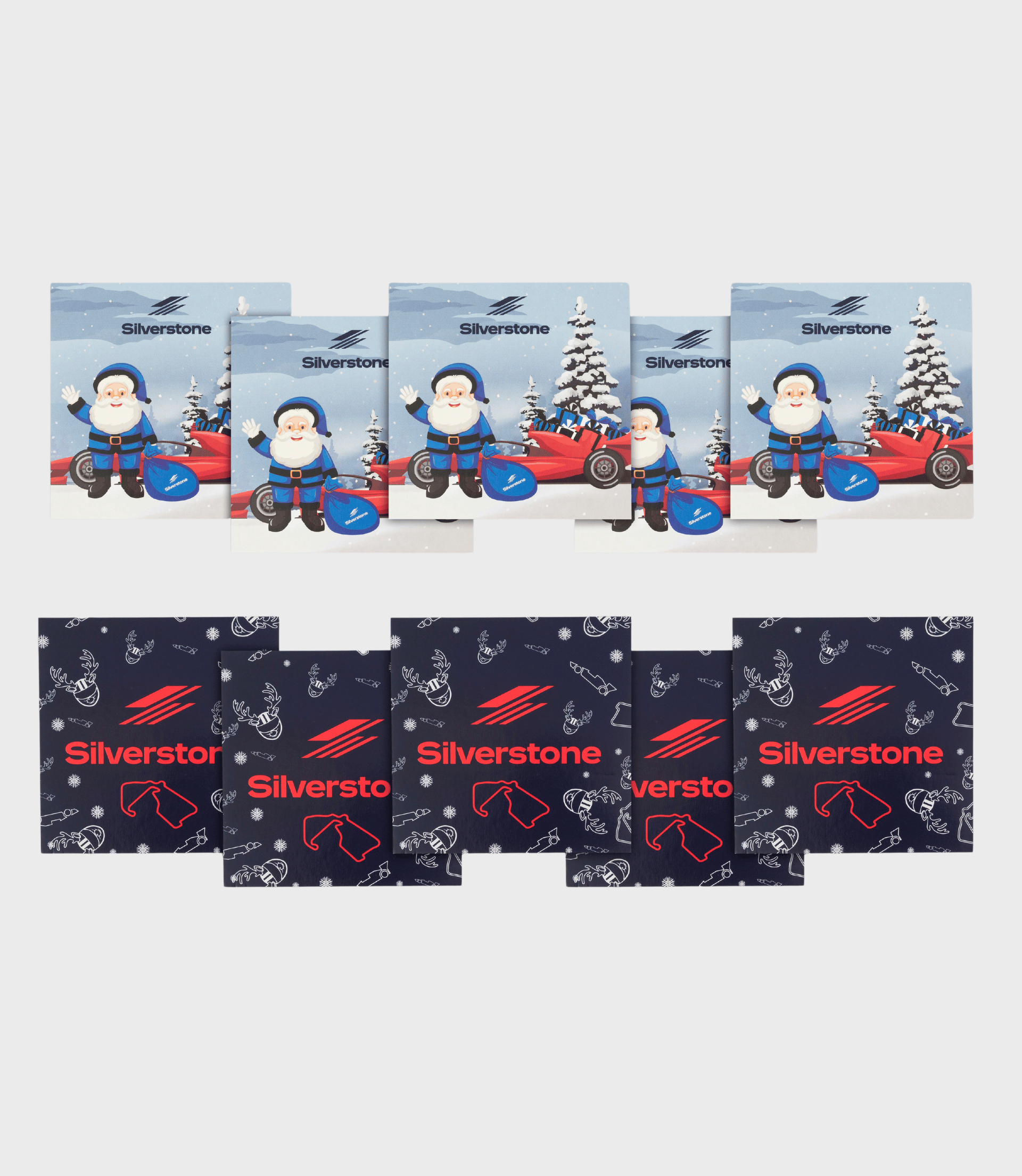 SILVERSTONE 10 PACK CHRISTMAS CARDS