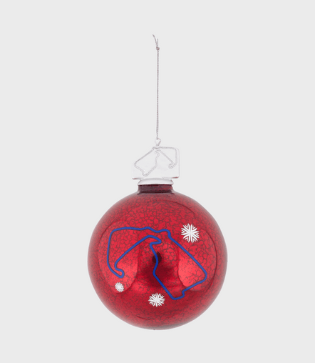 Silverstone Track Topper Bauble