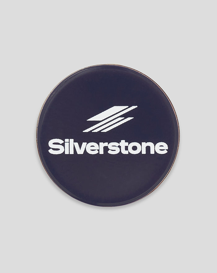SILVERSTONE CIRCLE PIN BADGE