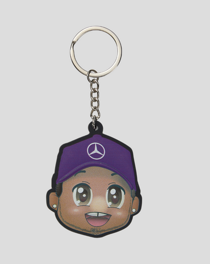 Mercedes-AMG Petronas F1 Fanwear Lewis Hamilton Caricature Keyring