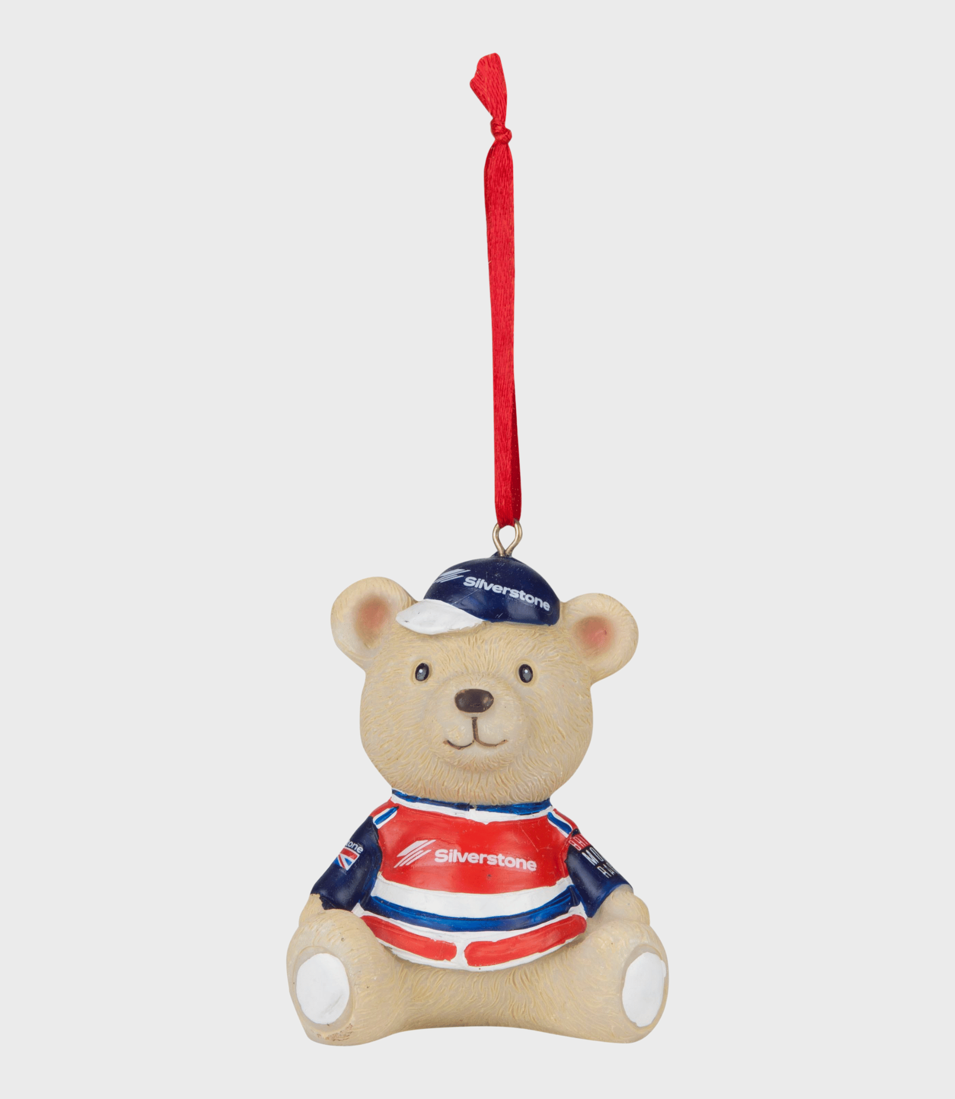 SILVERSTONE CHRISTMAS BEAR ORNAMENT