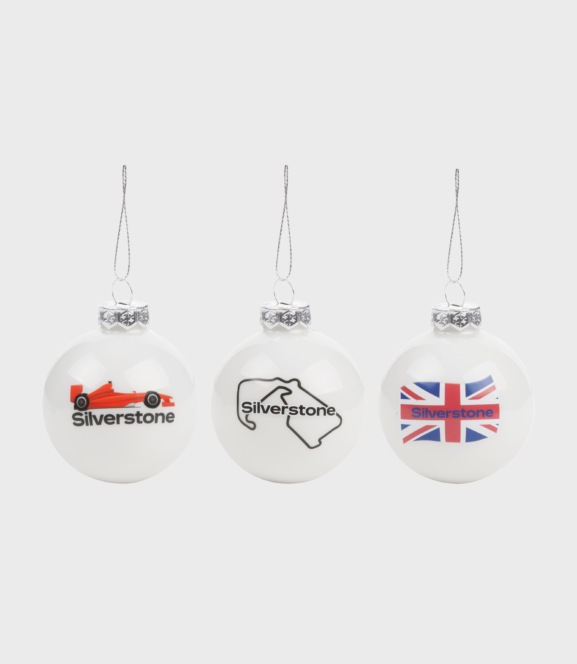 SILVERSTONE 3 PACK BAUBLE SET