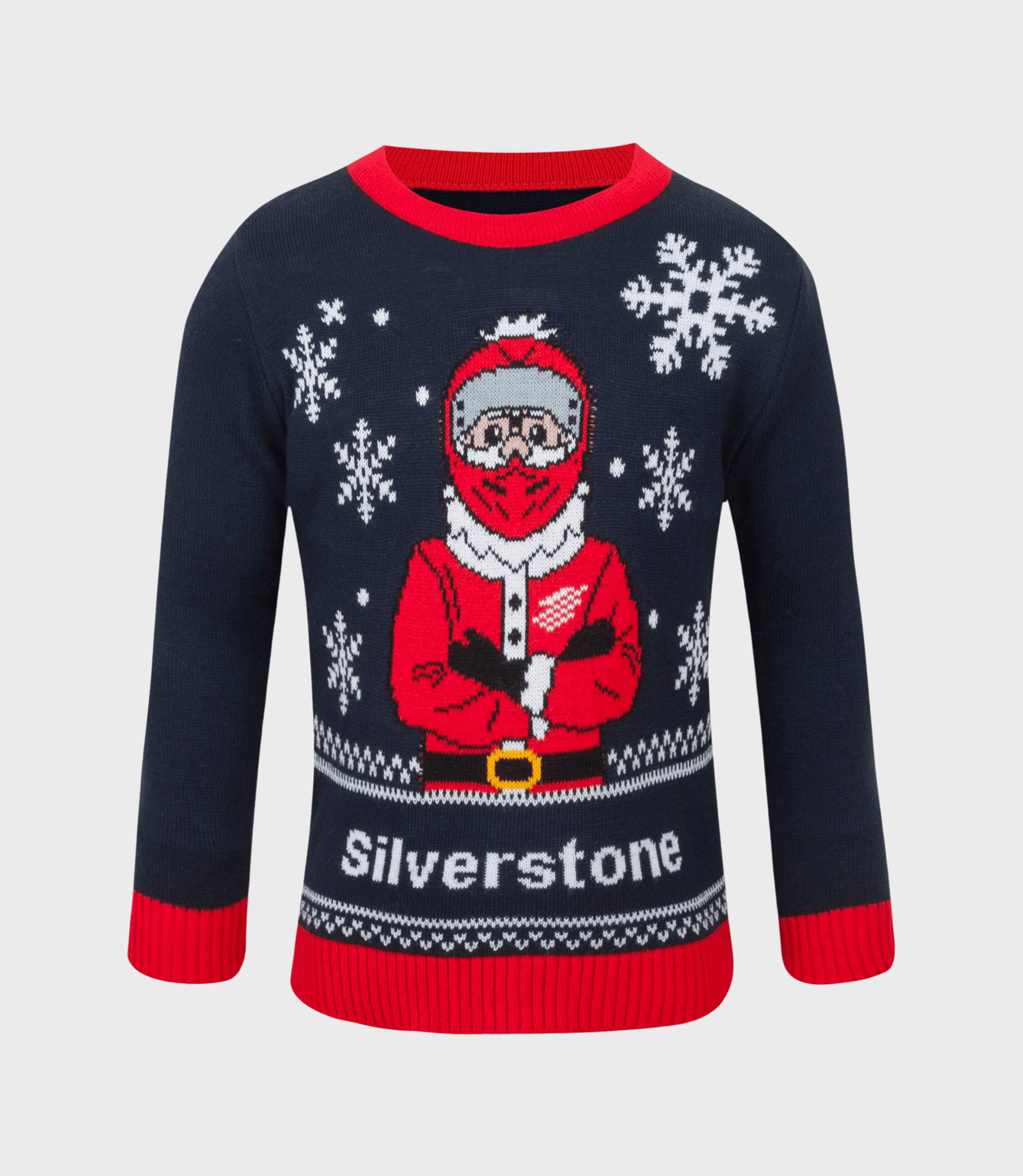 SILVERSTONE JUNIOR DRIVER CHRISTMAS JUMPER