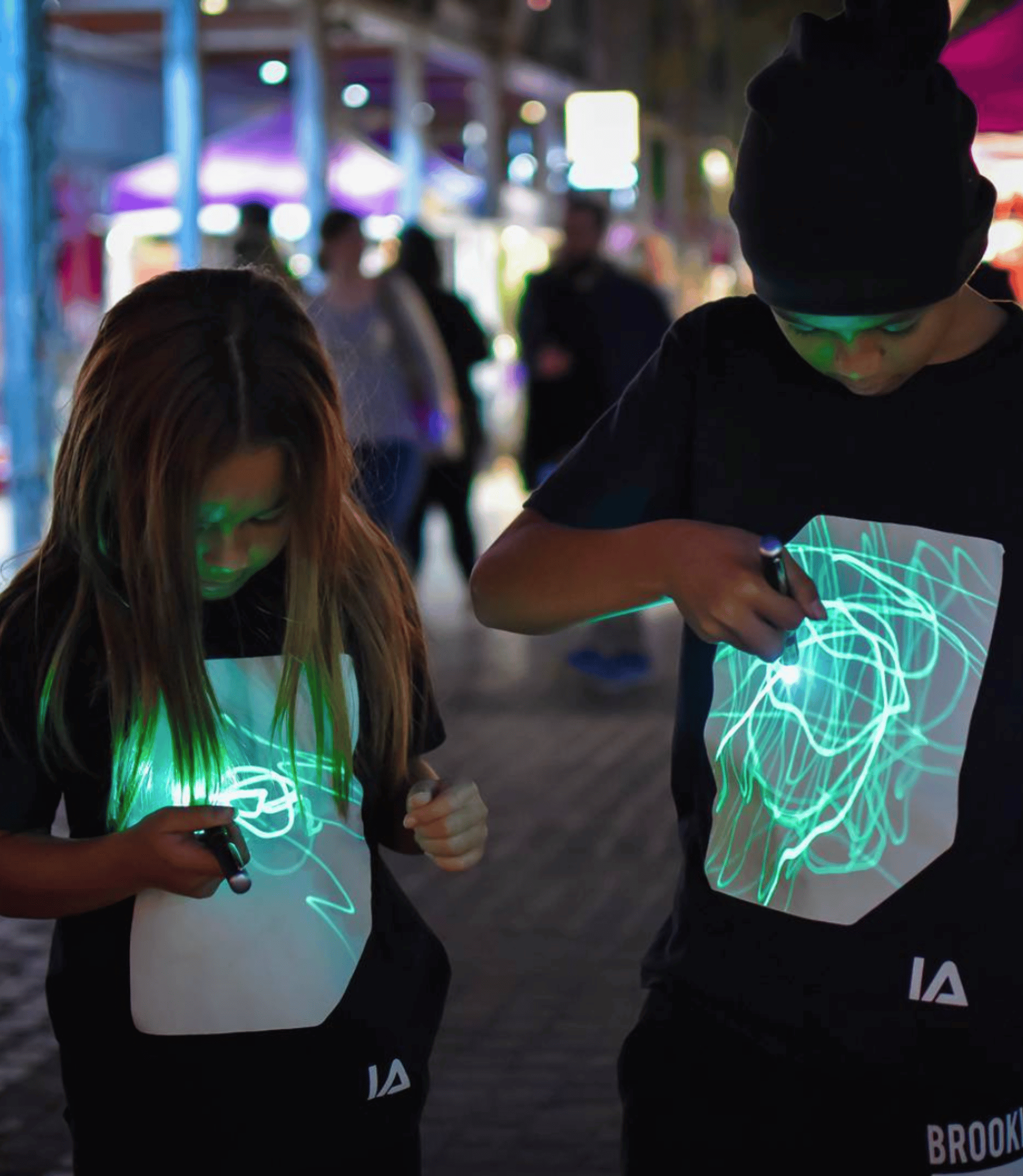 SILVERSTONE LED KIDS T-SHIRT - GREEN