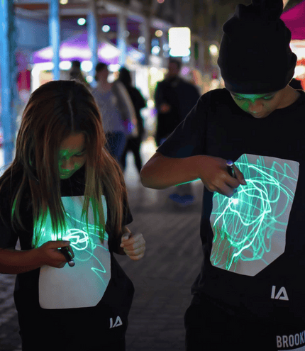 SILVERSTONE LED KIDS T-SHIRT - GREEN