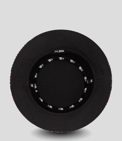 Unisex New Era Aprilia Print Tapered Bucket Cap - Black