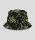 Unisex New Era Vr46 Glitch Print Bucket Hat - Black