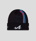 Unisex BWT Alpine Stripe Knit Cap - Black