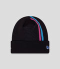 Unisex BWT Alpine Stripe Knit Cap - Black