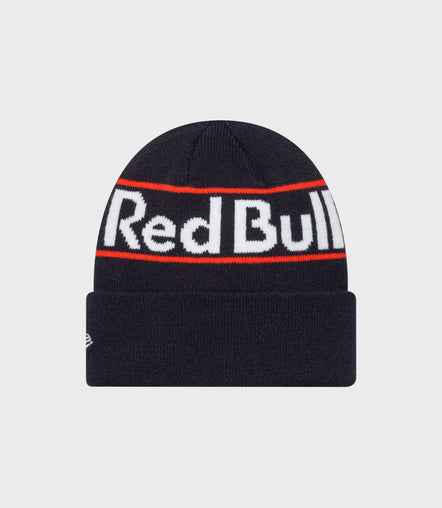 New Era x Oracle Red Bull Racing Junior Team Cuff Knitted Beanie - Dark Blue