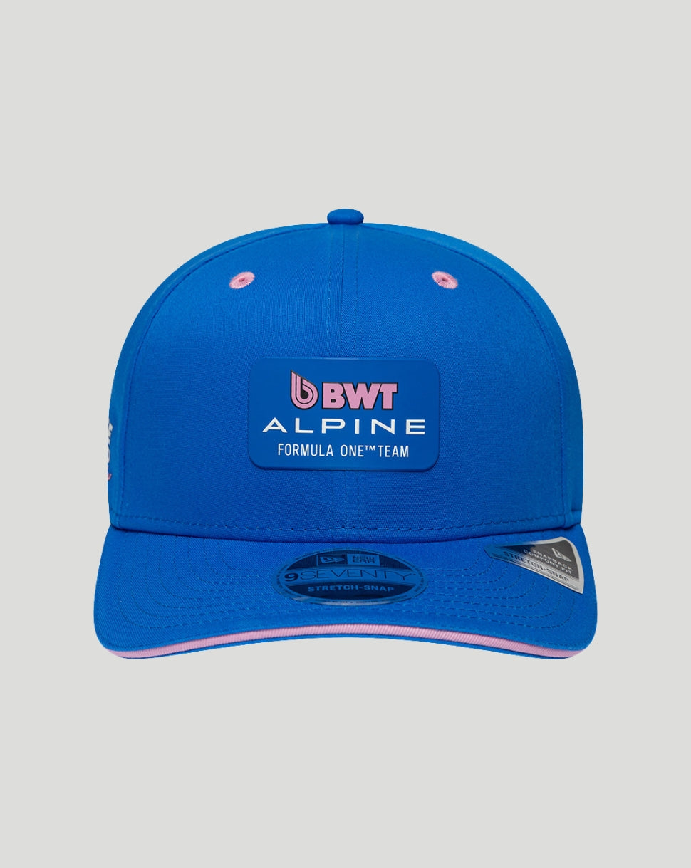 BWT Alpine X New Era Unisex Formula One Team 9Seventy Stretch-Snap Cap