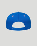Back view of royal blue BWT Alpine cap with adjustable stretch snap strap.