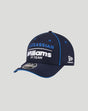 New Era Williams Racing cap in navy with Atlassian Williams F1 Team branding on the front and adjustable snapback