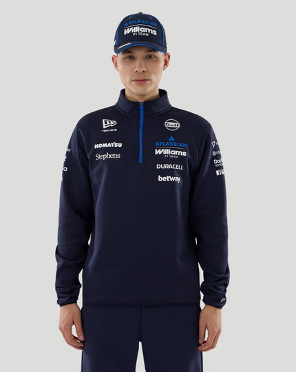 Williams Racing 2026 F1 Men's Team Quarter-Zip - Navy