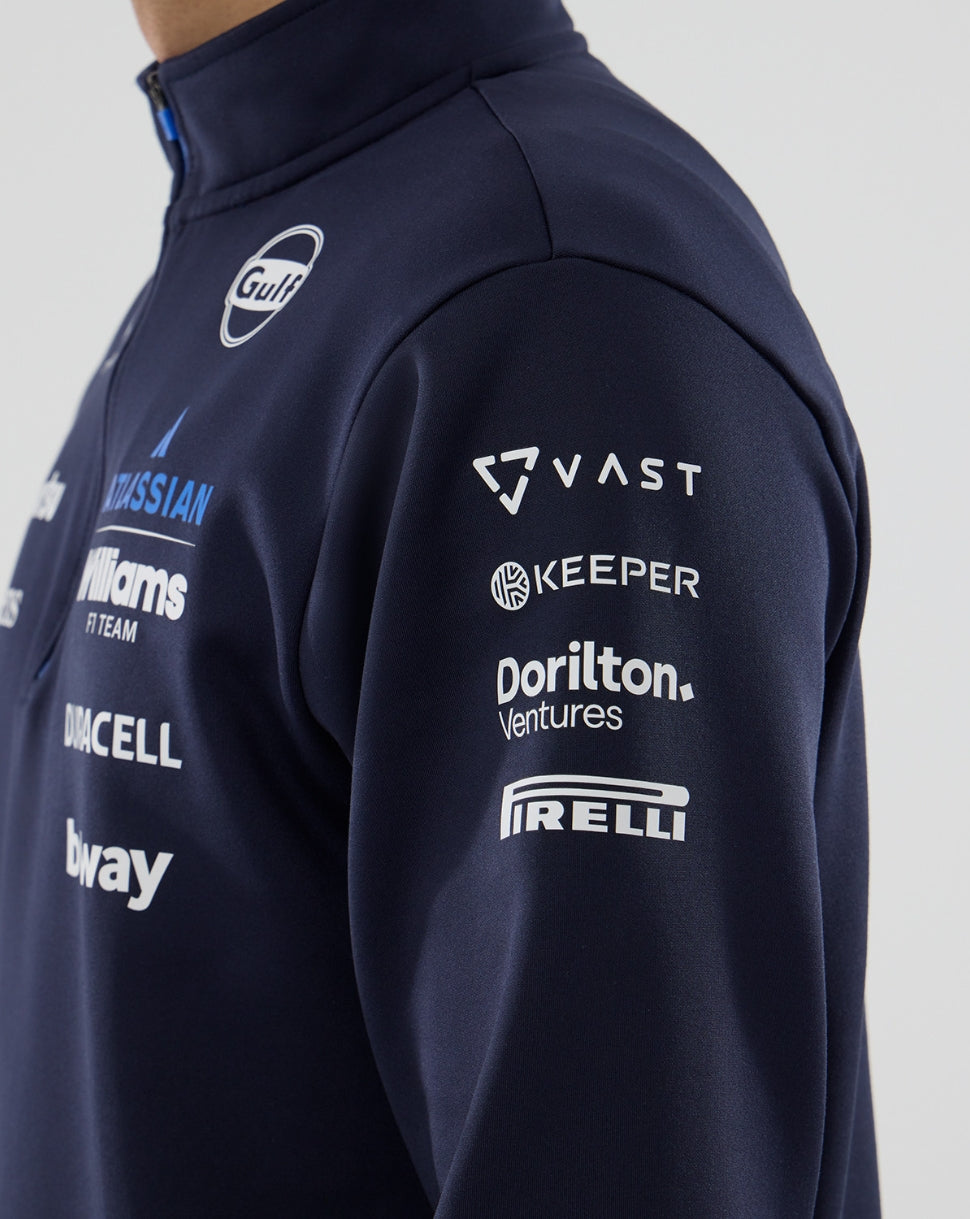 Williams Racing 2026 F1 Men's Team Quarter-Zip - Navy