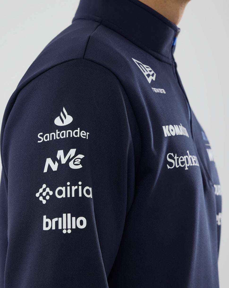 Williams Racing 2026 F1 Men's Team Quarter-Zip - Navy