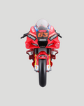 Maisto 2022 Ducati race bike model in red with number 63 and Lenovo branding, front view