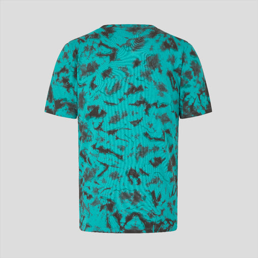 Mens Mercedes-AMG Petronas F1 Fanwear Tie Dye T-Shirt - Multi