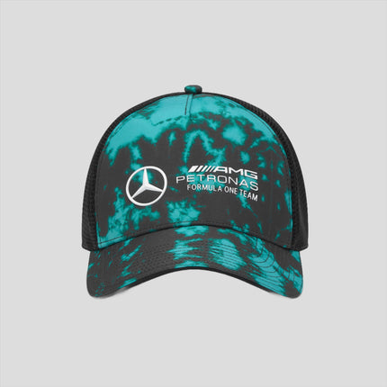 Unisex Mercedes-AMG Petronas F1 Fanwear Tie Dye Cap - Multi