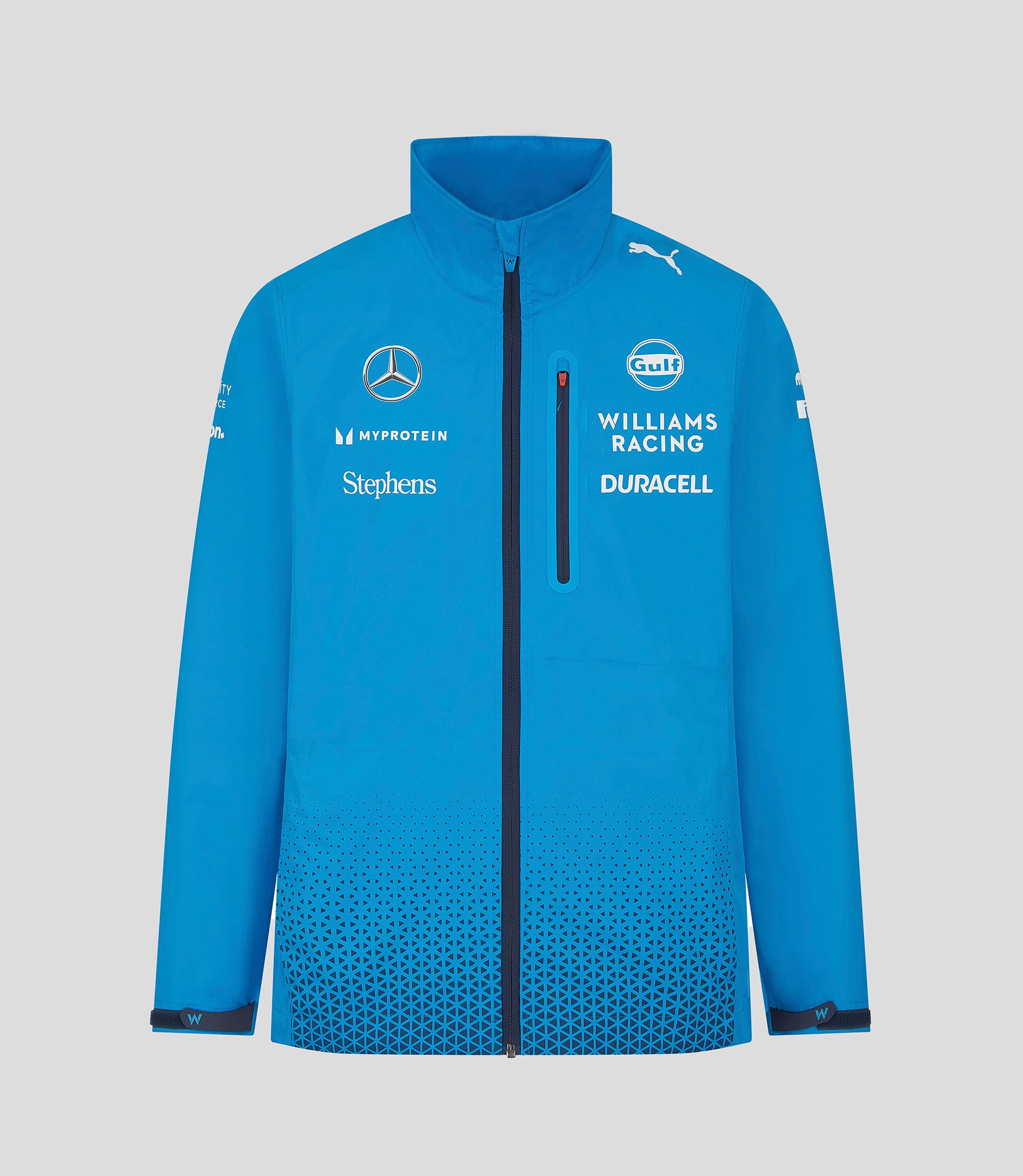 Unisex Williams Racing Official Team Kit Rain Jacket - Blue