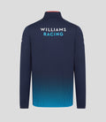 Unisex Williams Racing Official Team Kit 1/4 Zip Jumper - Navy