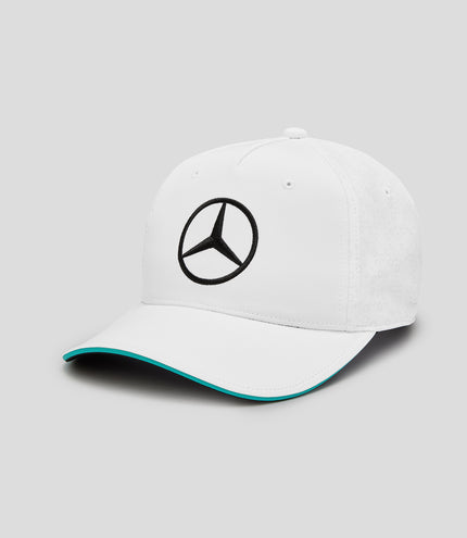 Unisex Mercedes-AMG Petronas F1 Official Team Kit Team Baseball Cap - White
