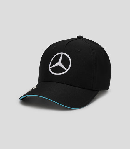 Unisex Mercedes-AMG Petronas F1 Official Team Kit George Russell Driver Cap - Black