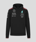 Mens Mercedes-AMG Petronas F1 Official Team Kit Hoodie - Black