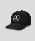 Junior Mercedes-AMG Petronas F1 Official Team Kit Lewis Hamilton Trucker Cap - Black