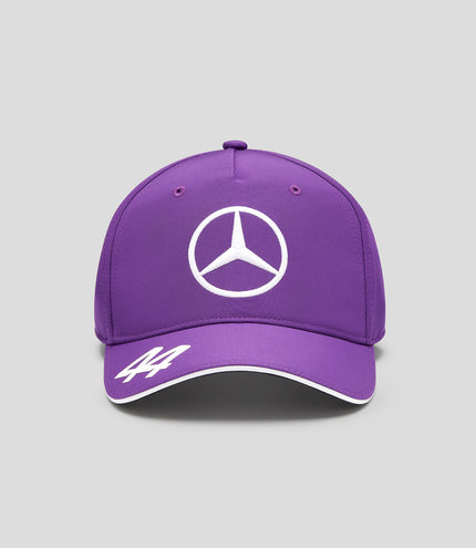 Junior Mercedes-AMG Petronas F1 Official Team Kit Lewis Hamilton Trucker Cap - Purple