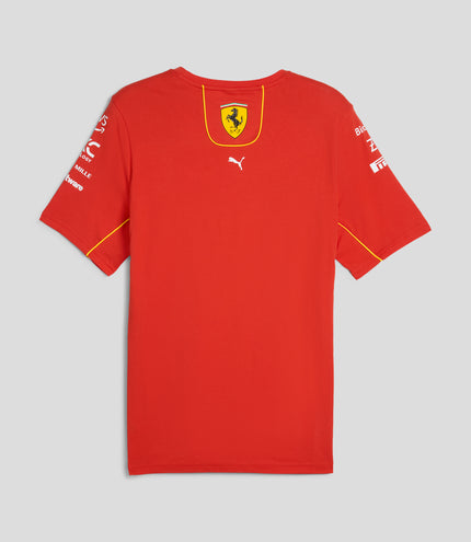 Mens Scuderia Ferrari Official Team Kit Team T-Shirt - Red