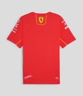 Mens Scuderia Ferrari Official Team Kit Leclerc T-Shirt - Red