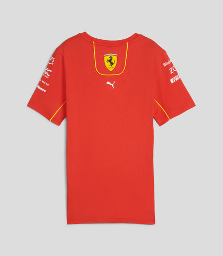 Womens Scuderia Ferrari Official Team Kit Team T-Shirt - Red