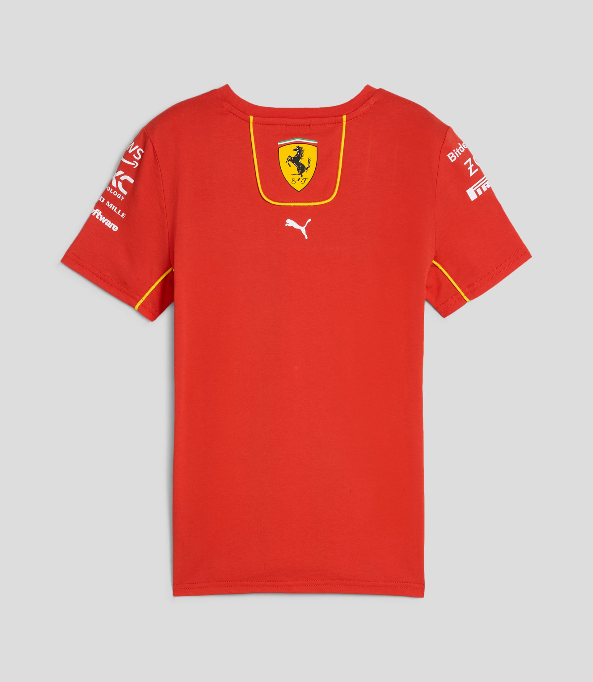 Junior Scuderia Ferrari Official Team Kit Team T-Shirt - Red
