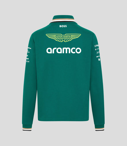 Mens Aston Martin F1 Official Team Kit Team 1/4 Zip - Green