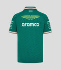 Mens Aston Martin F1 Official Team Kit Team Polo - Green