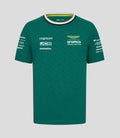 Mens Aston Martin F1 Official Team Kit Team T-Shirt - Green