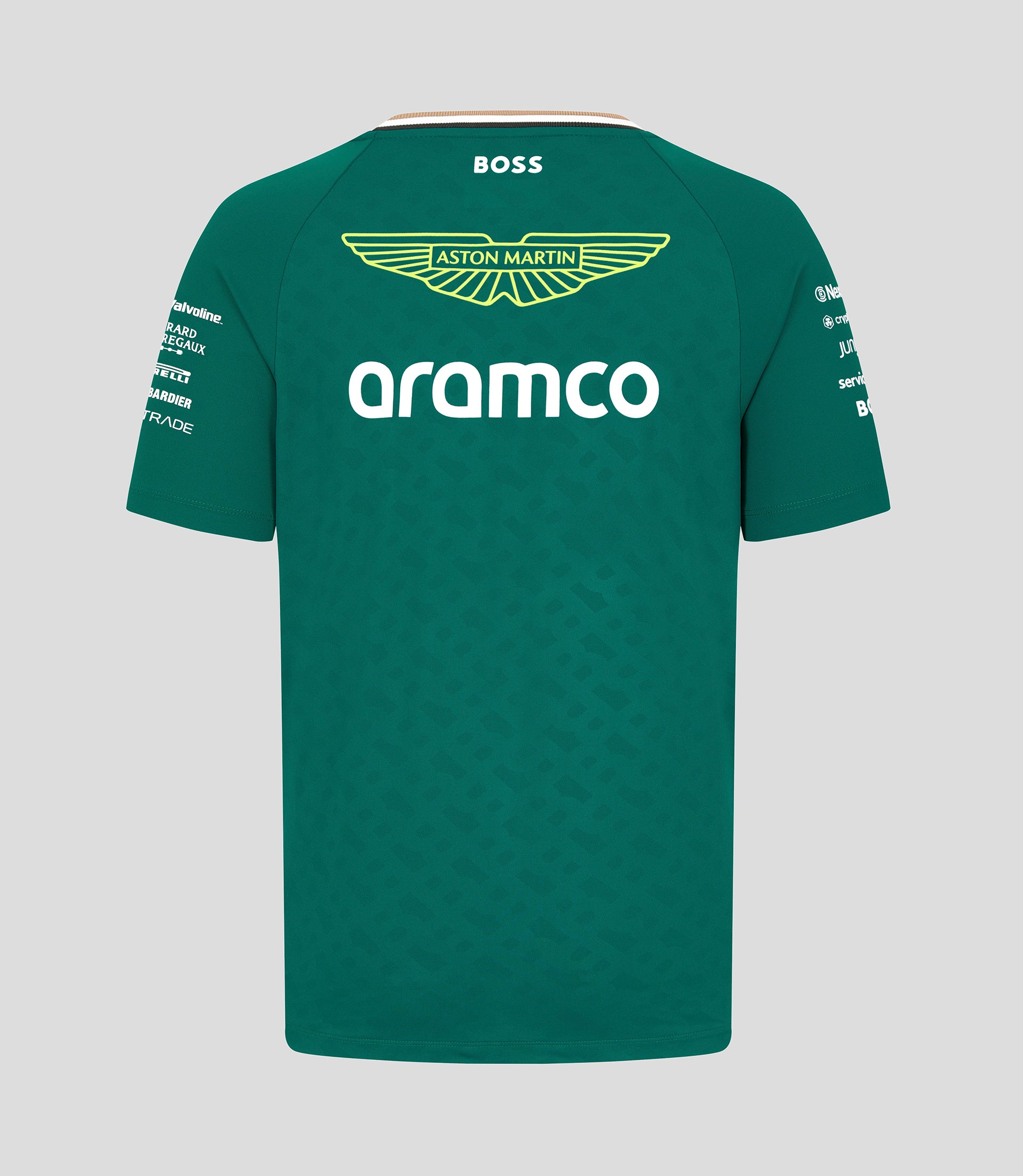 Mens Aston Martin F1 Official Team Kit Team T-Shirt - Green