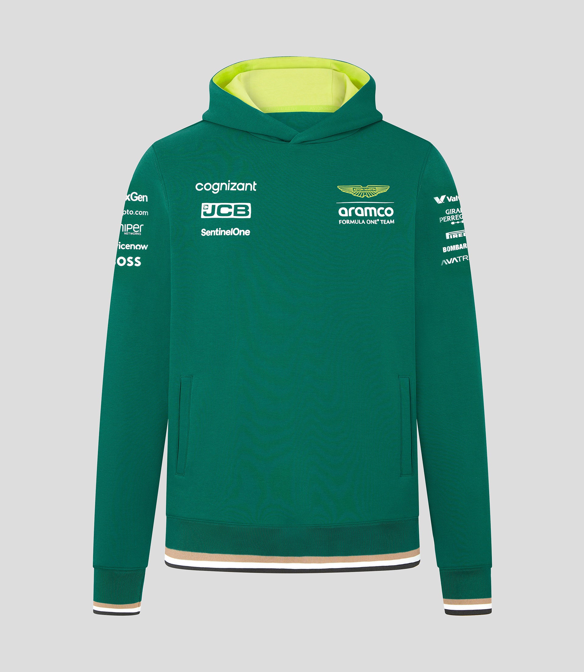 Unisex Aston Martin F1 Official Team Kit Team Hoodie - Green