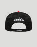 Back view of black camouflage Ducati 9Fifty cap with adjustable strap and Unipol branding on the strap