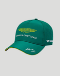 Unisex Aston Martin F1 Official Team Kit Alonso Team Cap - Green