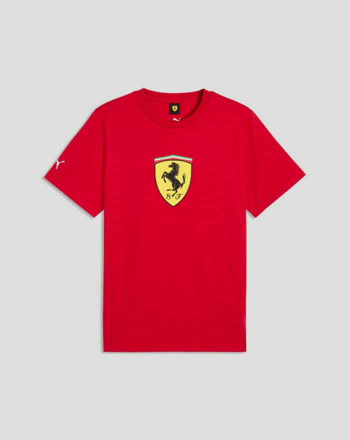 Scuderia Ferrari Men's Big Shield T-Shirt - Rosso Corsa