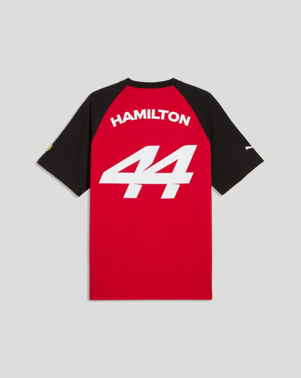 Scuderia Ferrari Men's Hamilton T-Shirt - Rosso Corsa