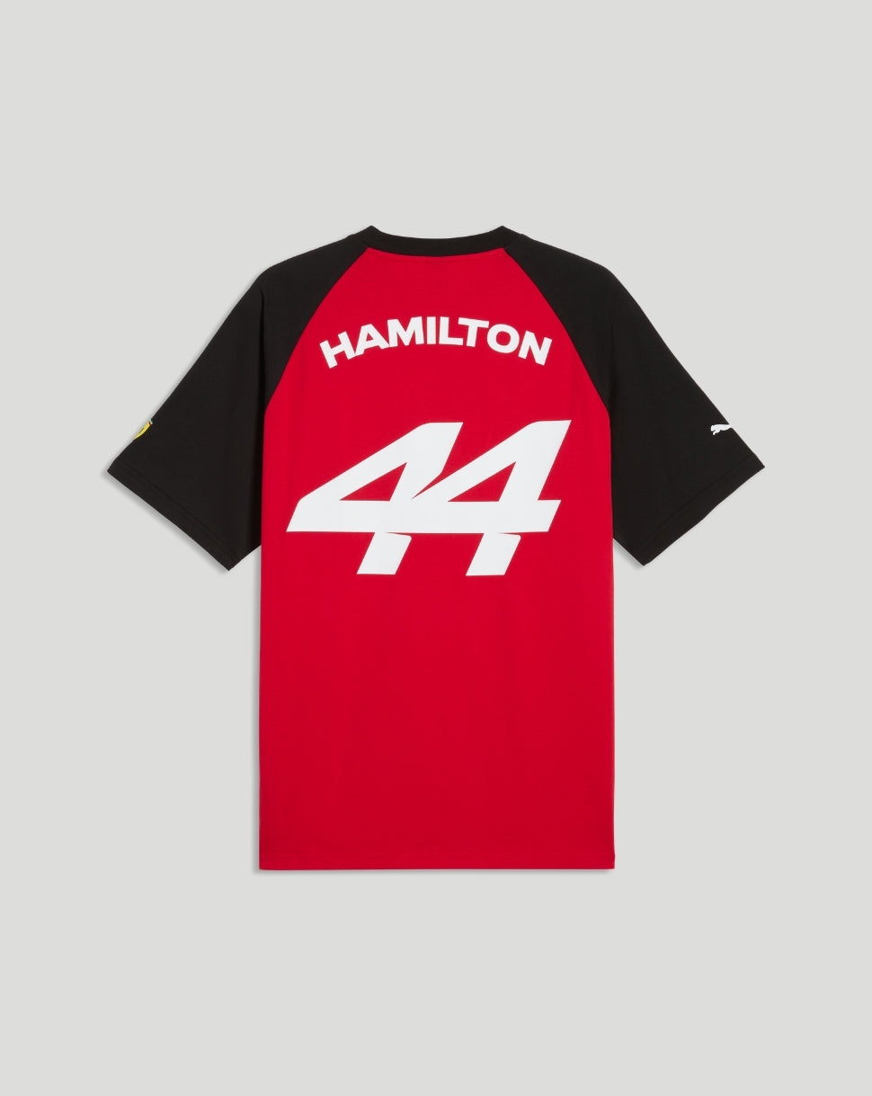 Scuderia Ferrari Men's Hamilton T-Shirt - Rosso Corsa