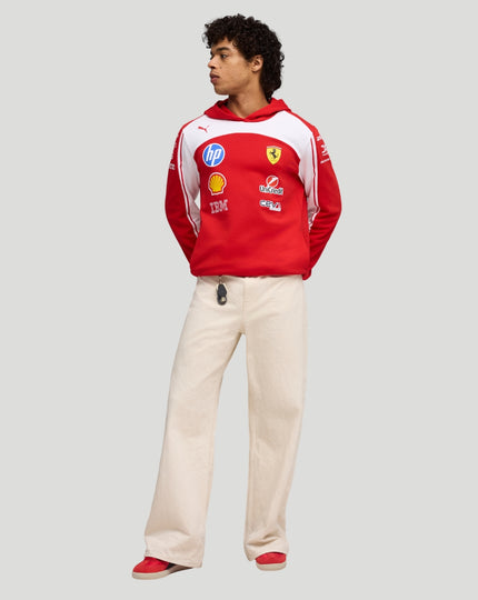 Scuderia Ferrari Men's Team Hoodie - Red
