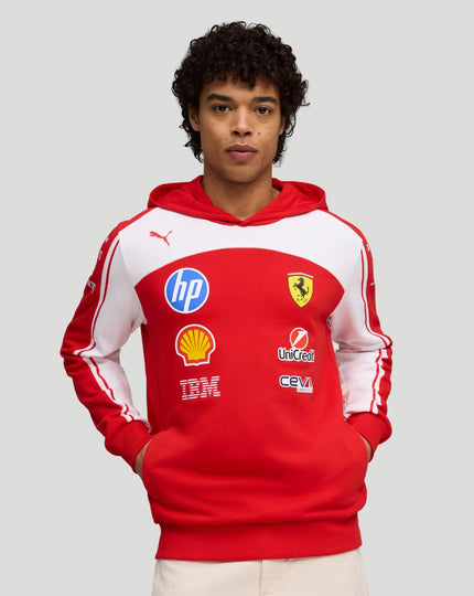 Scuderia Ferrari Men's Team Hoodie - Red