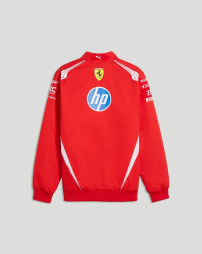 Scuderia Ferrari Men's Team Racing Bomber Jacket - Red