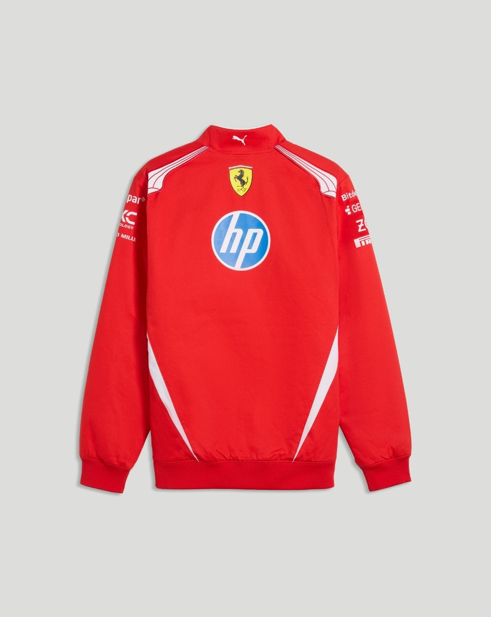 Scuderia Ferrari Men's Team Racing Bomber Jacket - Red
